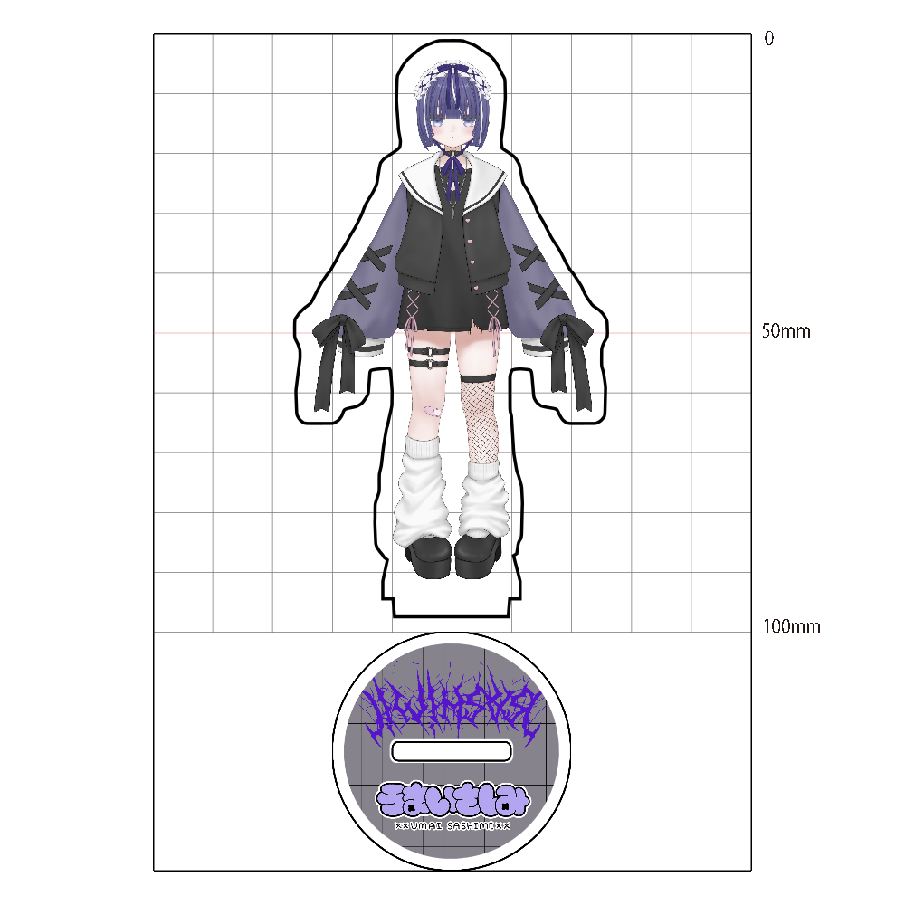 さしみちゃんアクスタ 通常ボブ