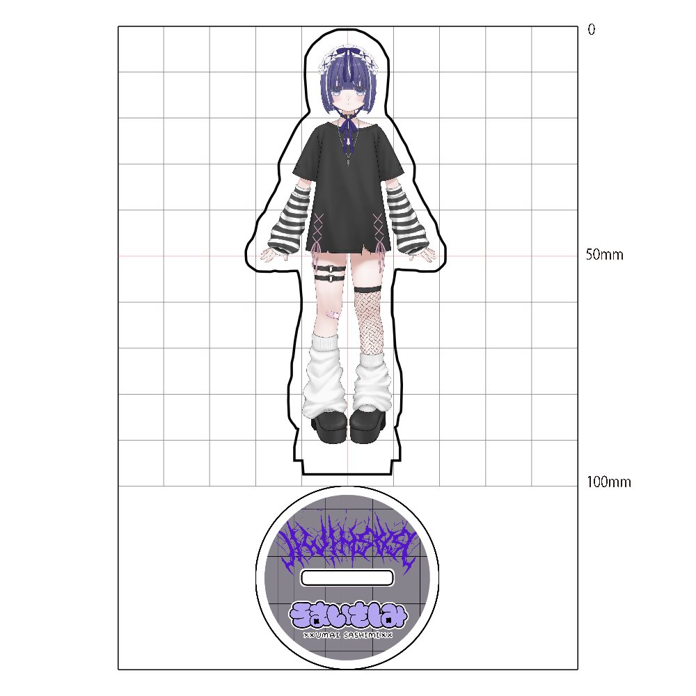 さしみちゃんアクスタ 上着なしボブ