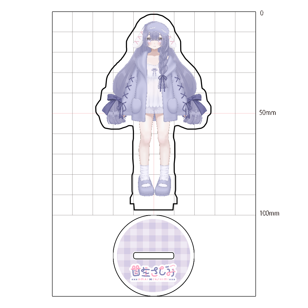 さしみちゃん前モデルアクスタ ルームウェア