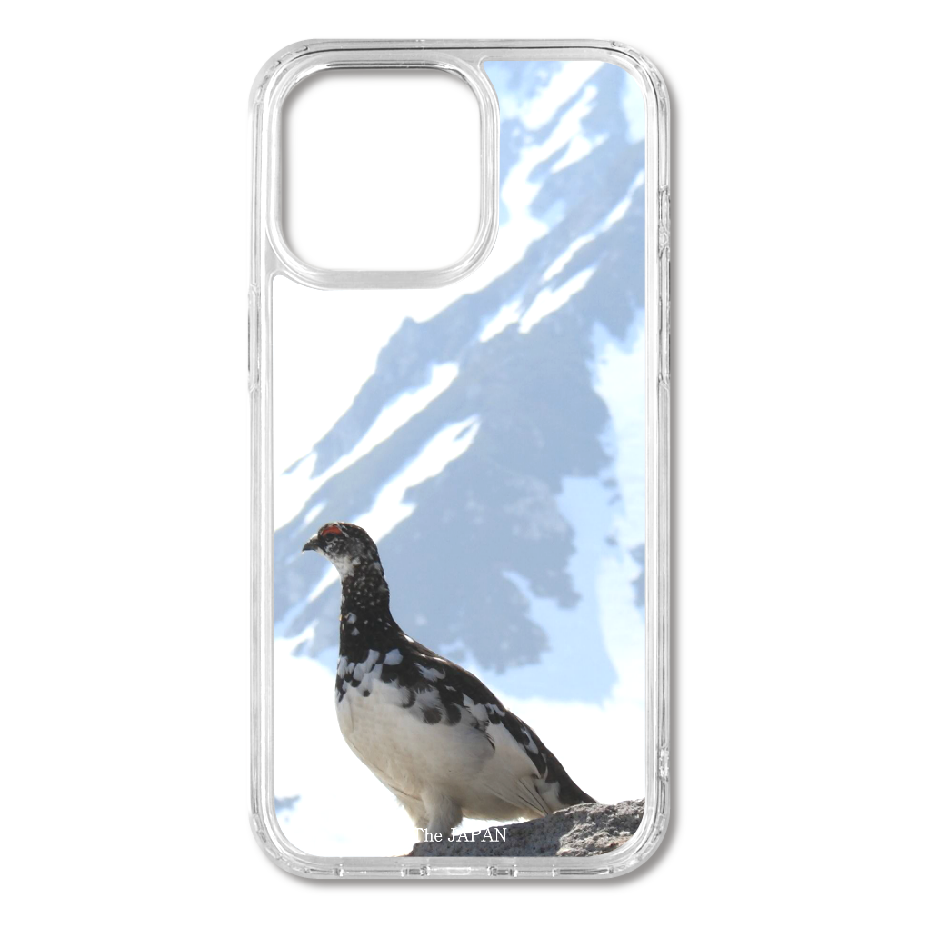 TheJAPAN23 雷鳥と立山 sq-ip-emd-0024 iPhone15ProMax MagSafe対応 耐衝撃クリアケース