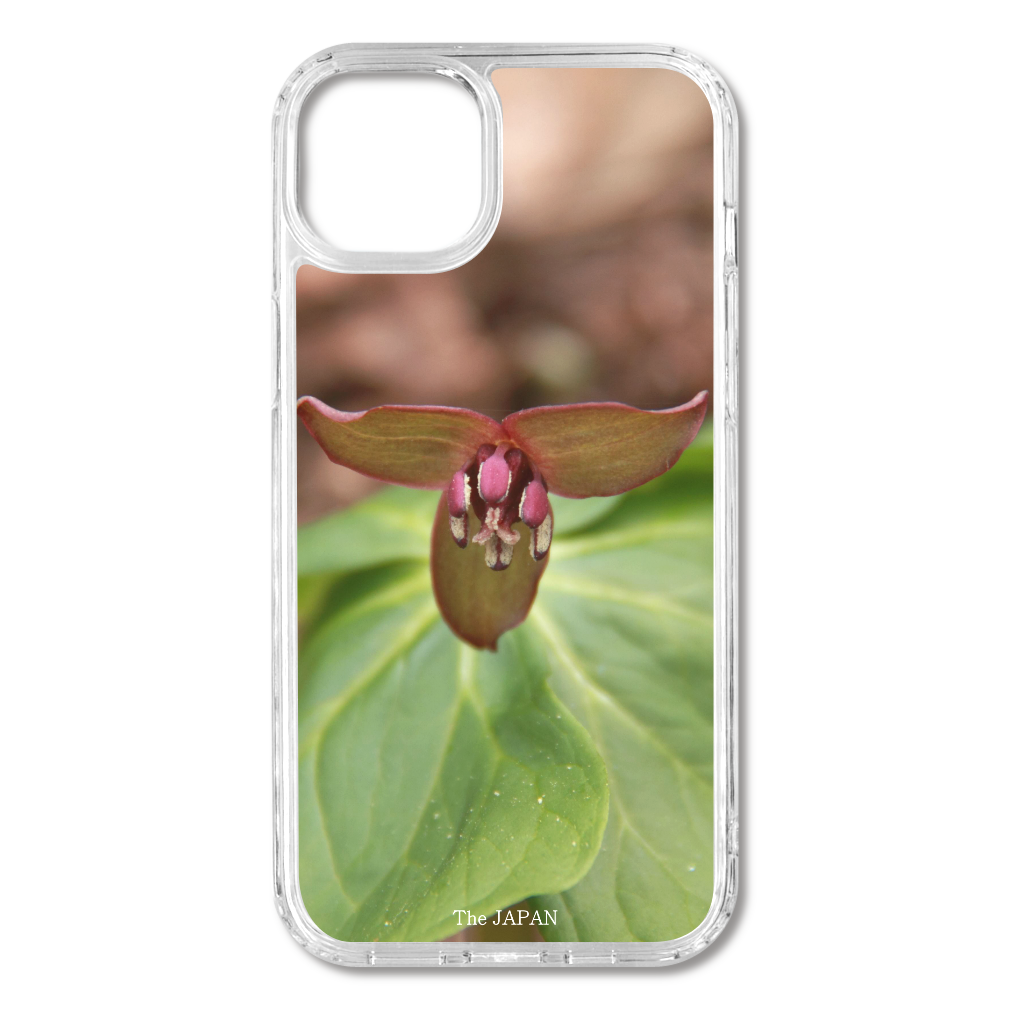 TheJAPAN10 エンレイソウ sq-ip-emd-0011  iPhone15Plus MagSafe対応 耐衝撃クリアケース