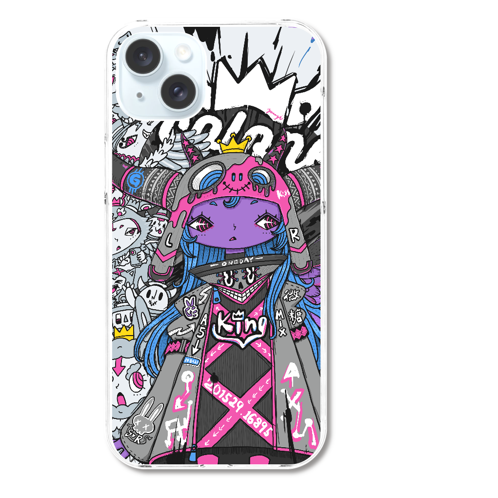 yanagi_iPhone15 Plusケース:king