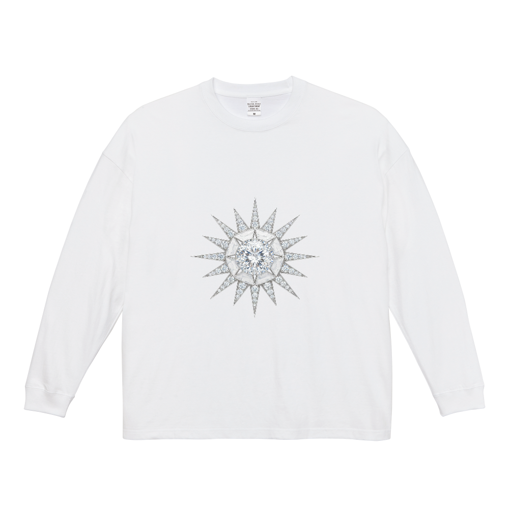 クリスタルスター ビッグシルエットロングスリーブTシャツ