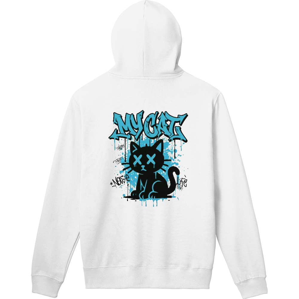 MY CAT 薄め軽量パーカー〈弱音オリジナル〉