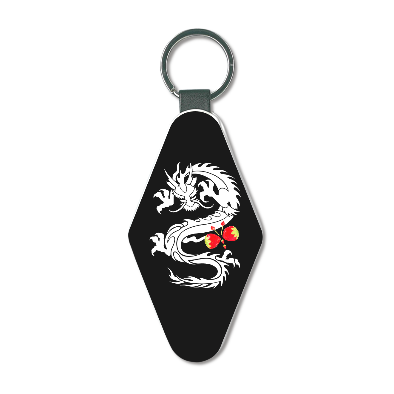 白龍といちご蝶々　ストラップ