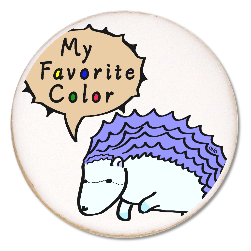 free colored animals~ハリネズミver~