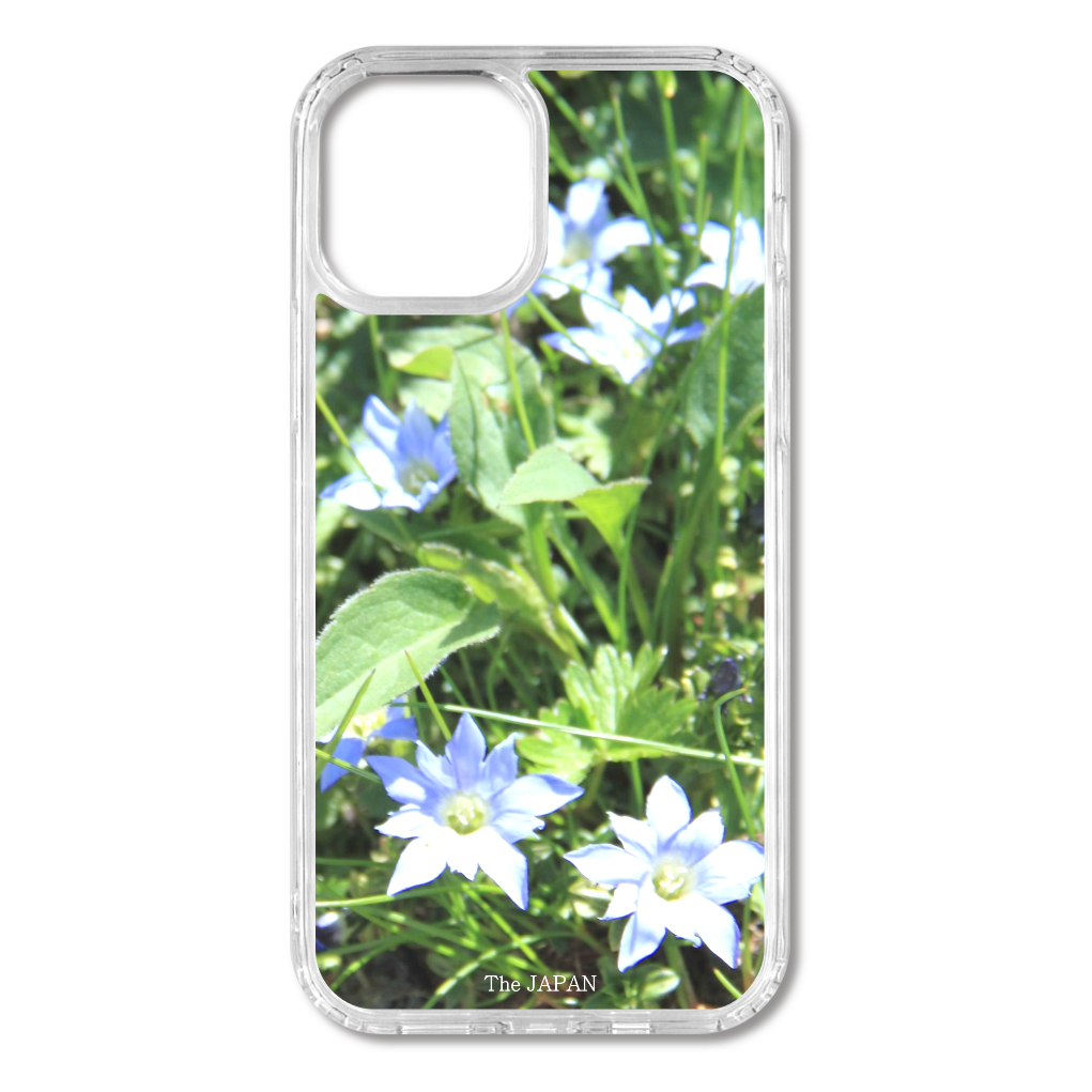 TheJAPAN5 タテヤマリンドウ sq-ip-emd-0006 iPhone12/12Pro MagSafe対応 耐衝撃クリアケース