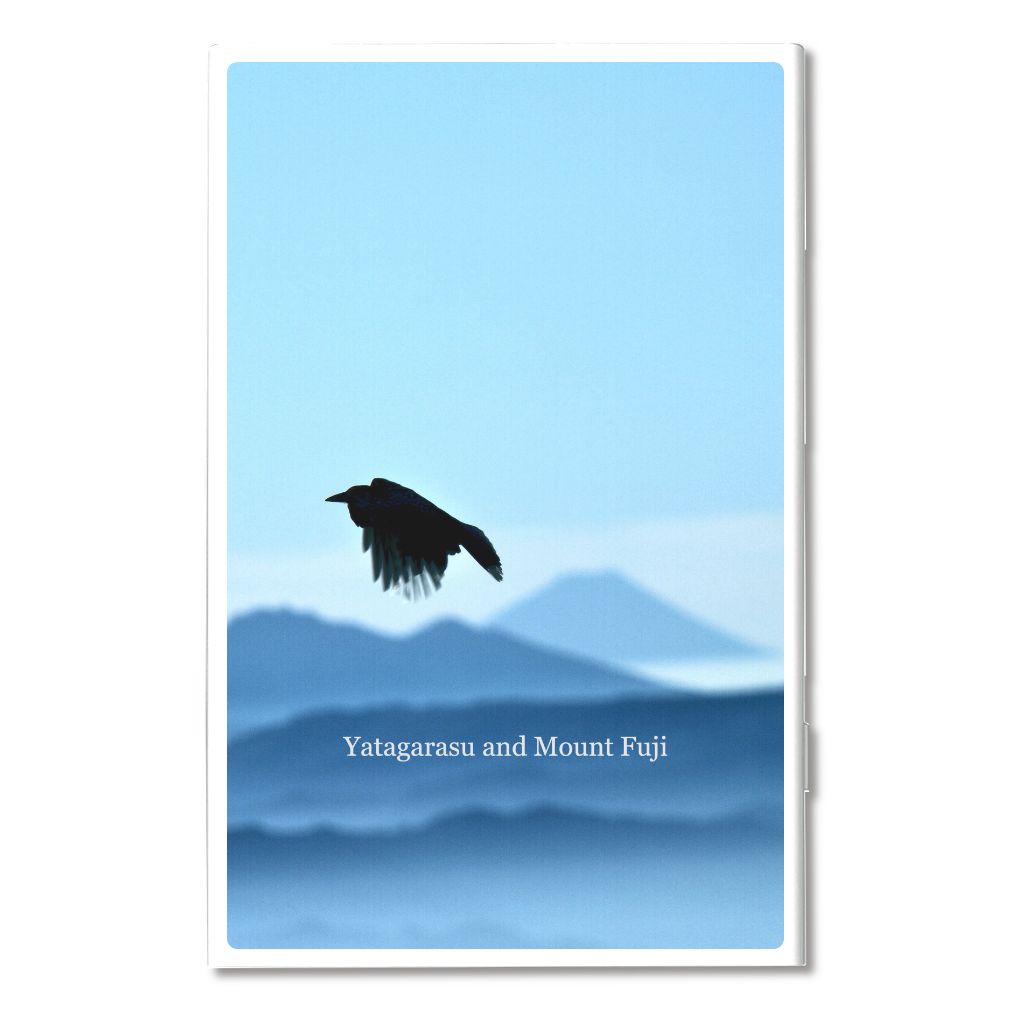 八咫烏と 富士山 日本アルプス Yatagarasu and  Mount Fuji モバイルチャージャー5000 Type-C対応    