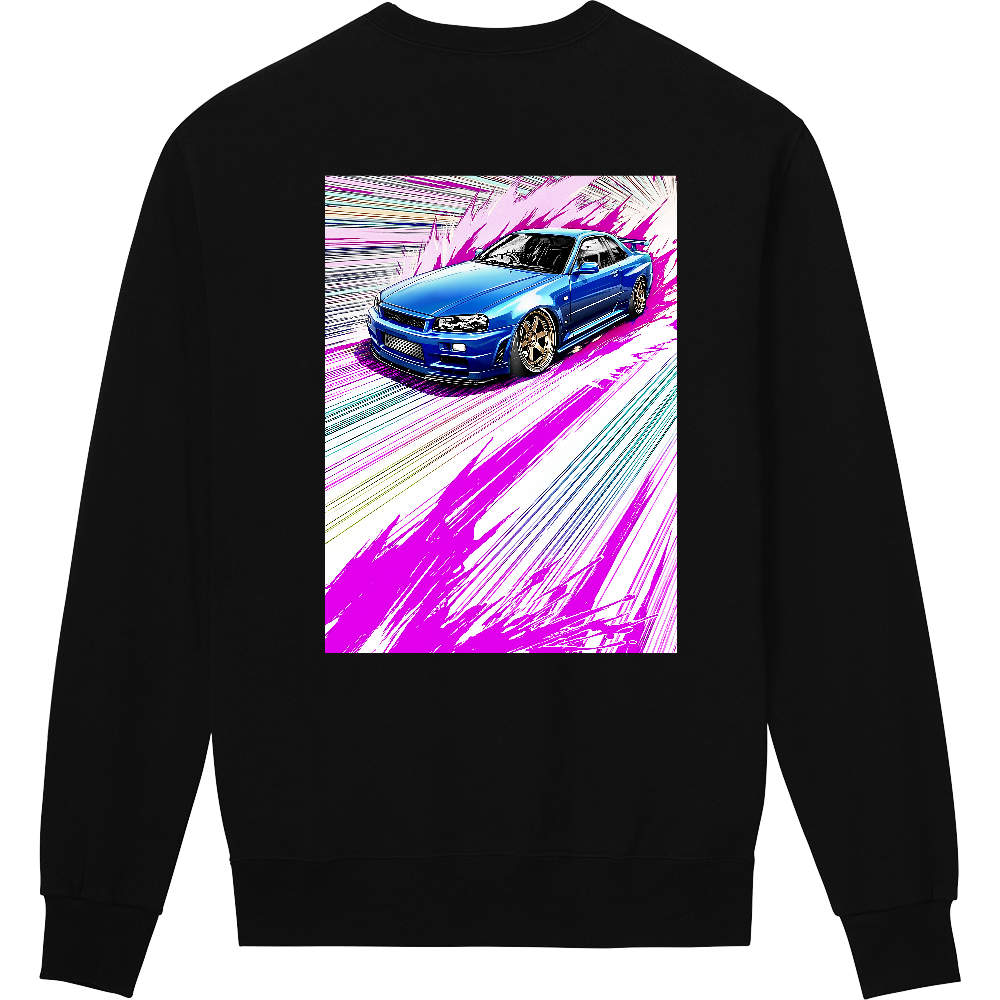 R34パステルダッシュ スウェット（背面デザイン）