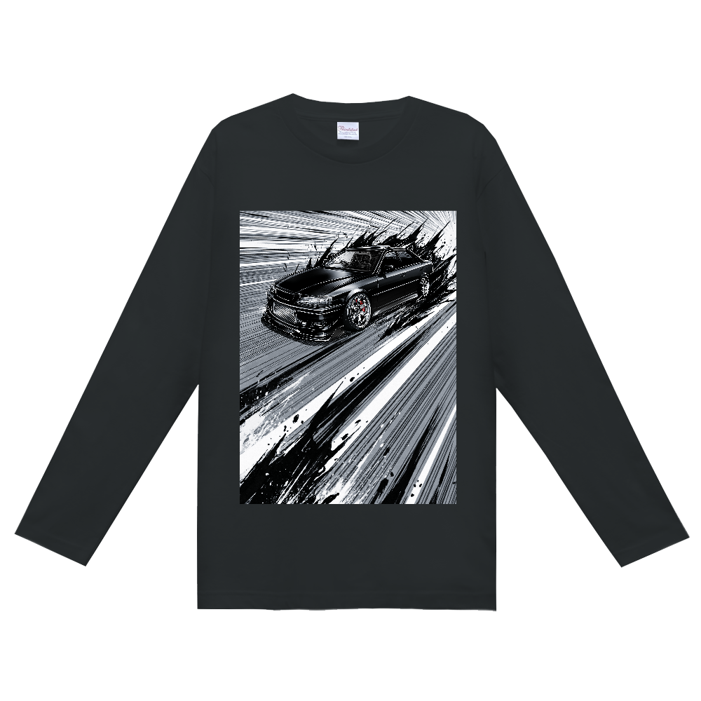 THE STRONG. SHARK改 長袖Tシャツ・ロゴとキャッチコピー無し！（表面）