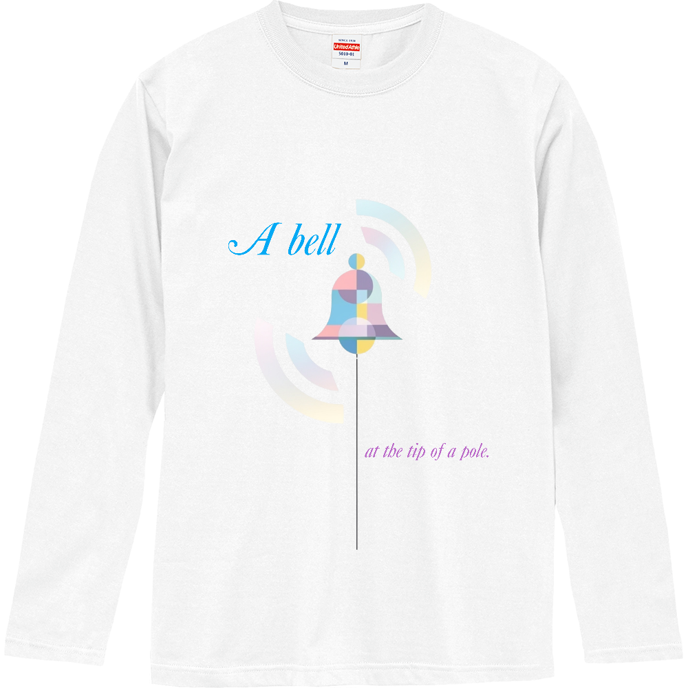 [ロングTシャツ] A bell at the tip of a pole