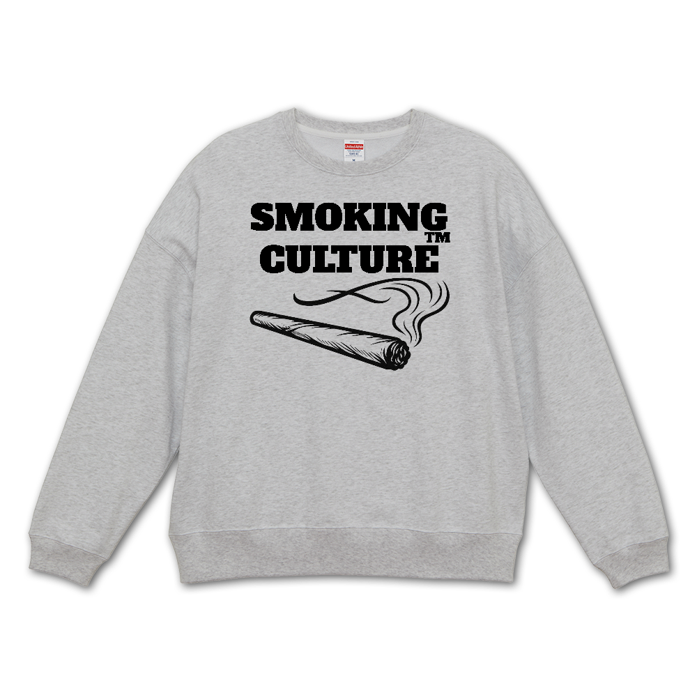 鷹スモーク ビッグシルエットトレーナー アッシュ