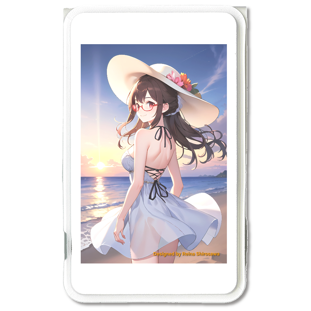 充電器 レイナ 夕陽と潮風とワンピース♪