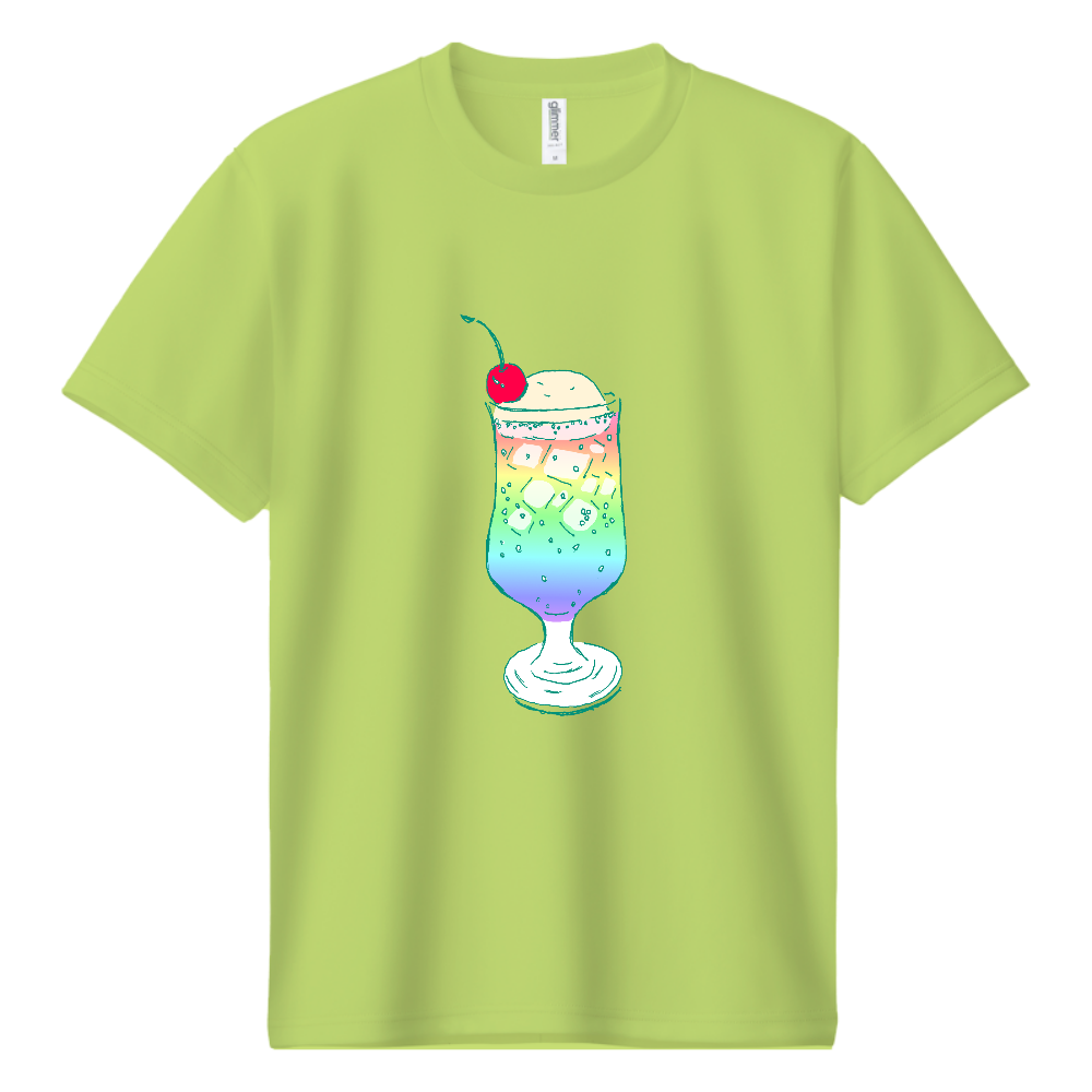 昭和レトロポップデザイン「レインボーソーダ」