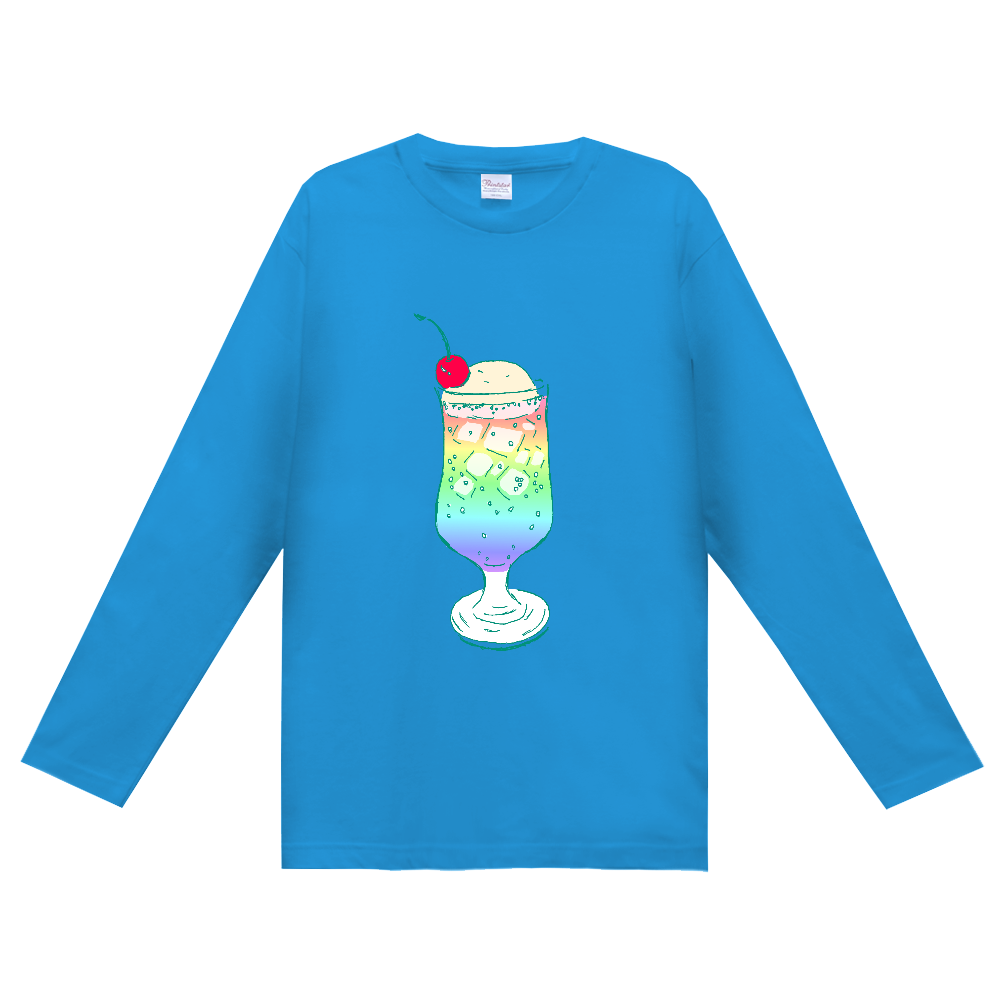 昭和レトロポップデザイン「レインボーソーダ」