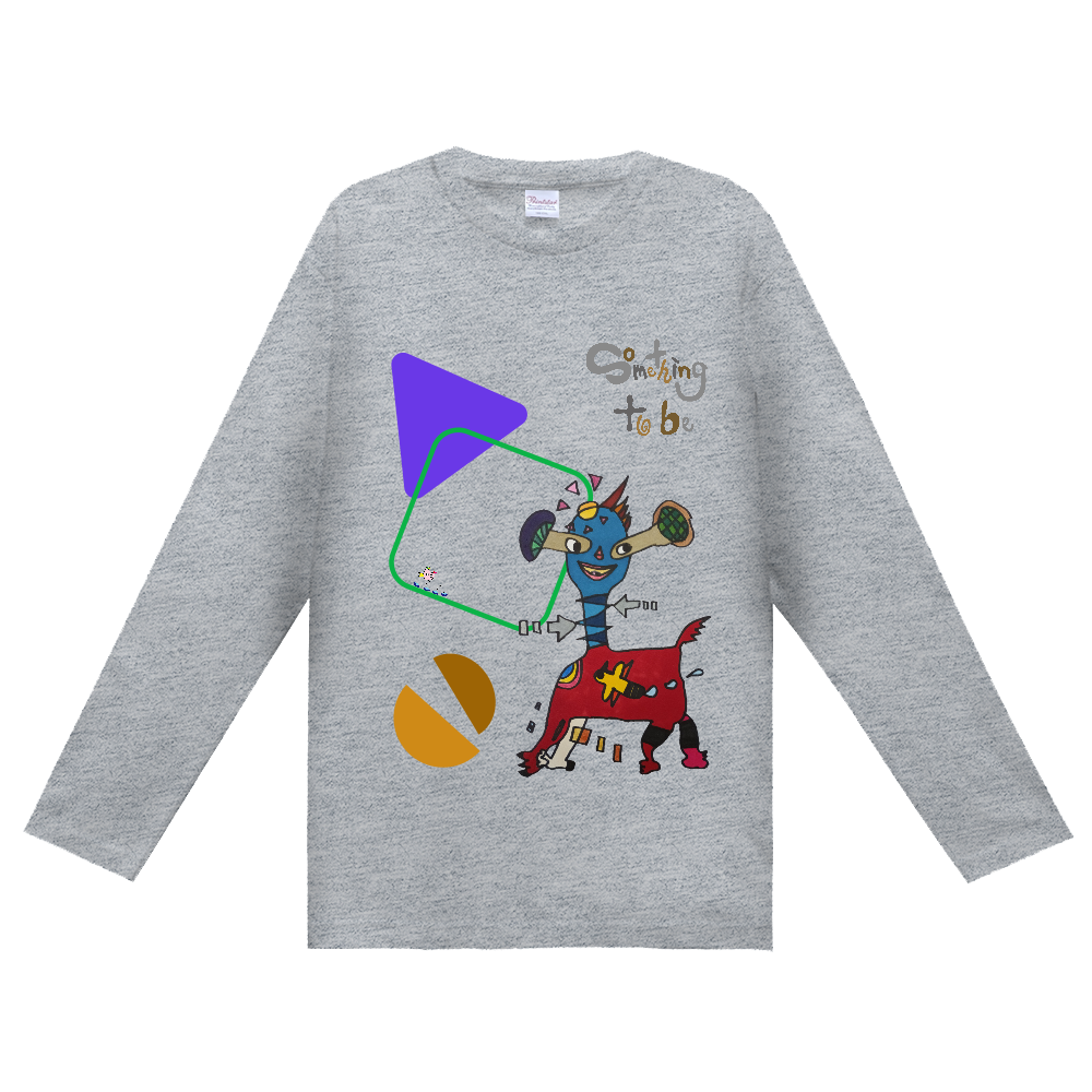 キノコ牛と幾何学模様