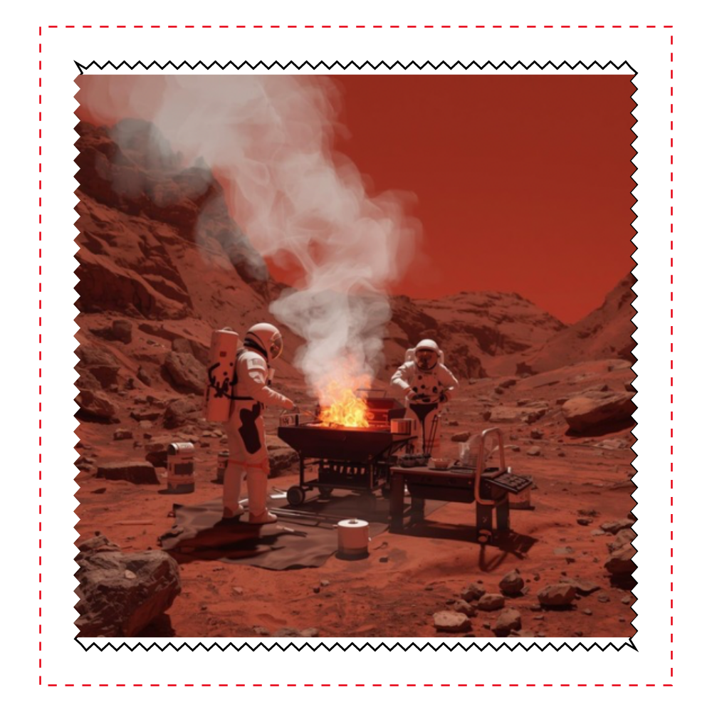 【火星でバーベキュー】