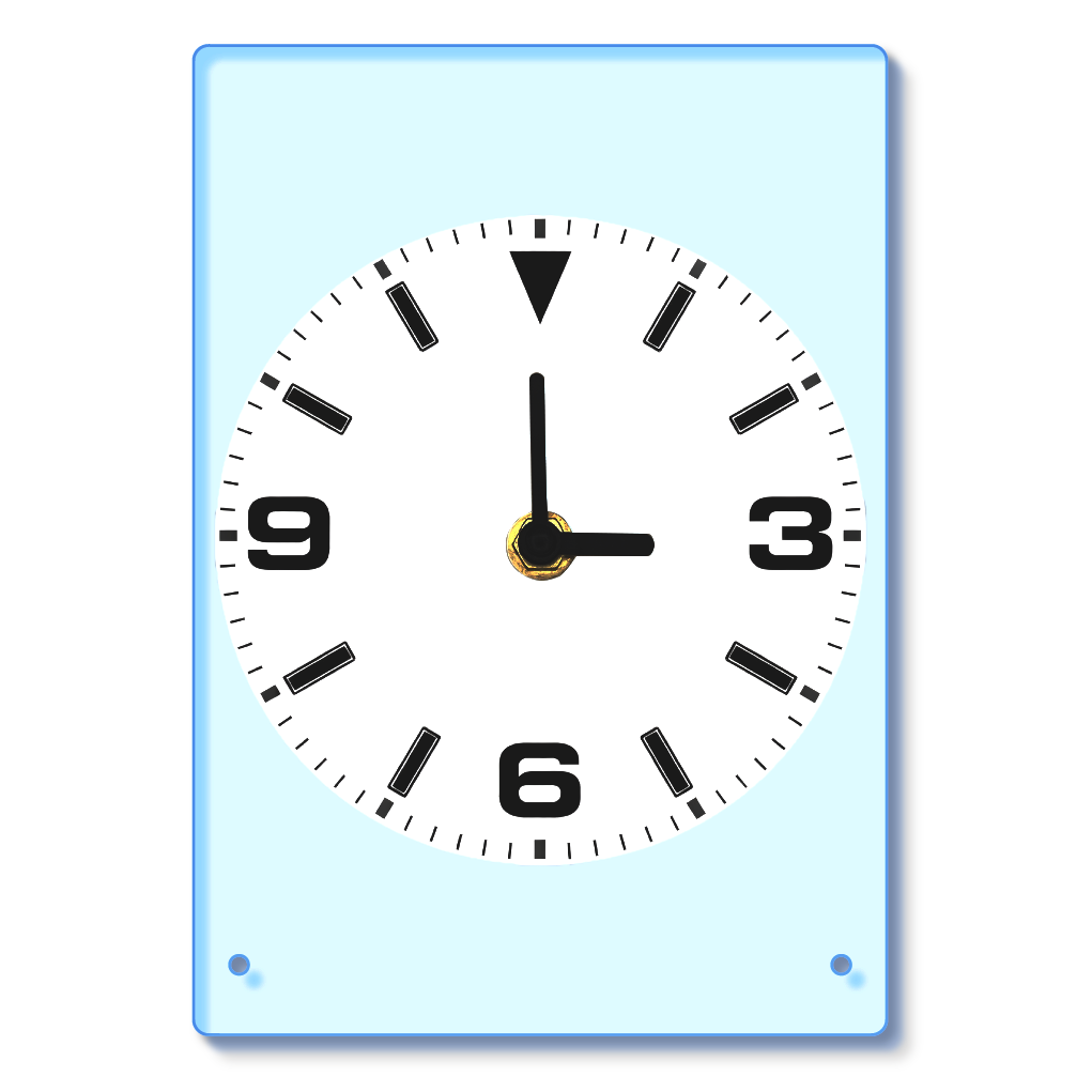 ｡❀ アクリルクロック C (ホワイトカラー)