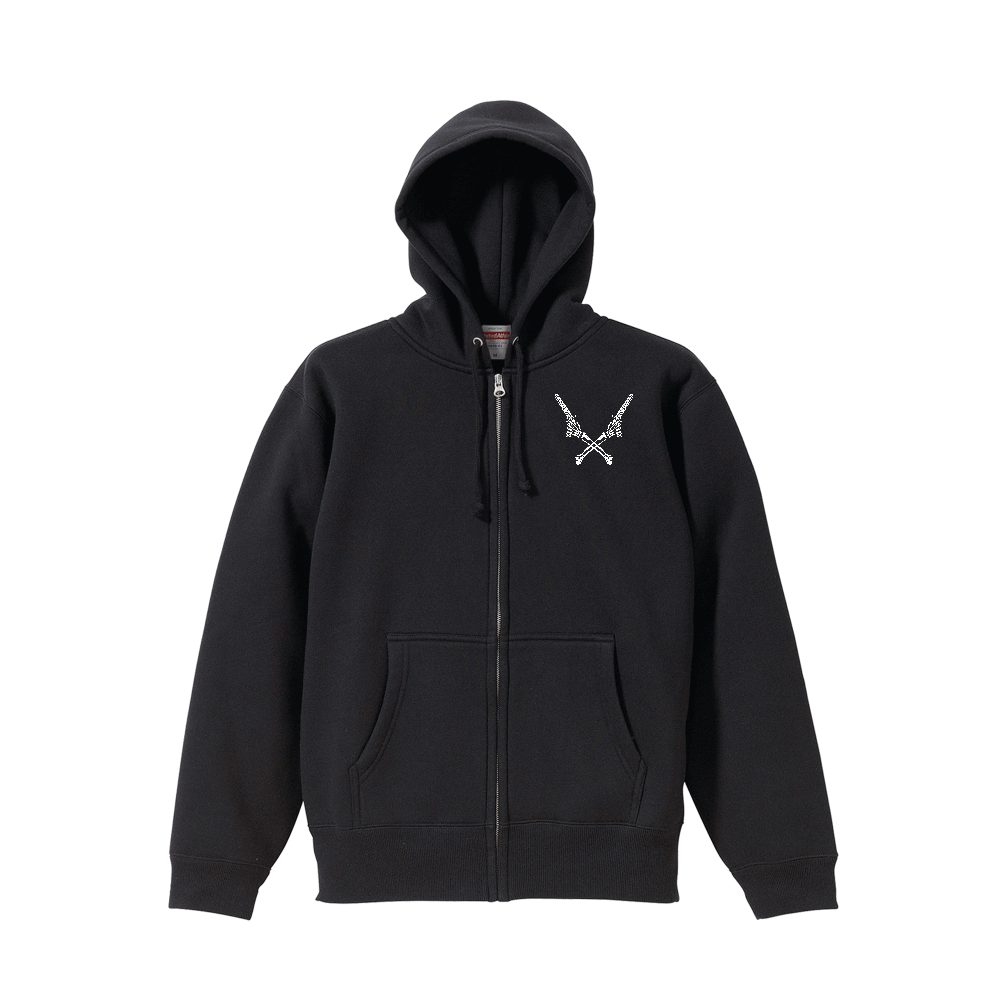 (両面プリント)横向きスカル クロスボーンクイーン・アン・ピストル（sideways skull Crossbone Queen Anne Pistol）