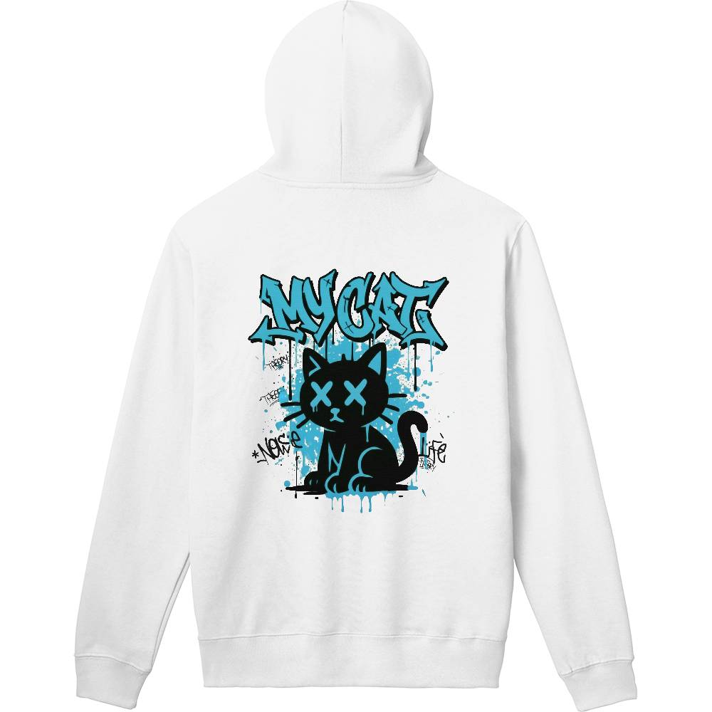 MY CAT パーカー〈弱音オリジナル〉