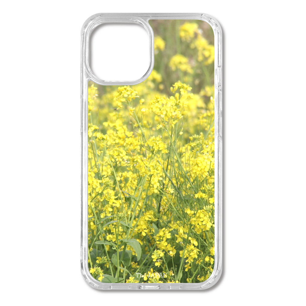 TheJAPAN4 菜の花 sq-ip-emd-0005 iPhone14 MagSafe対応 耐衝撃クリアケース