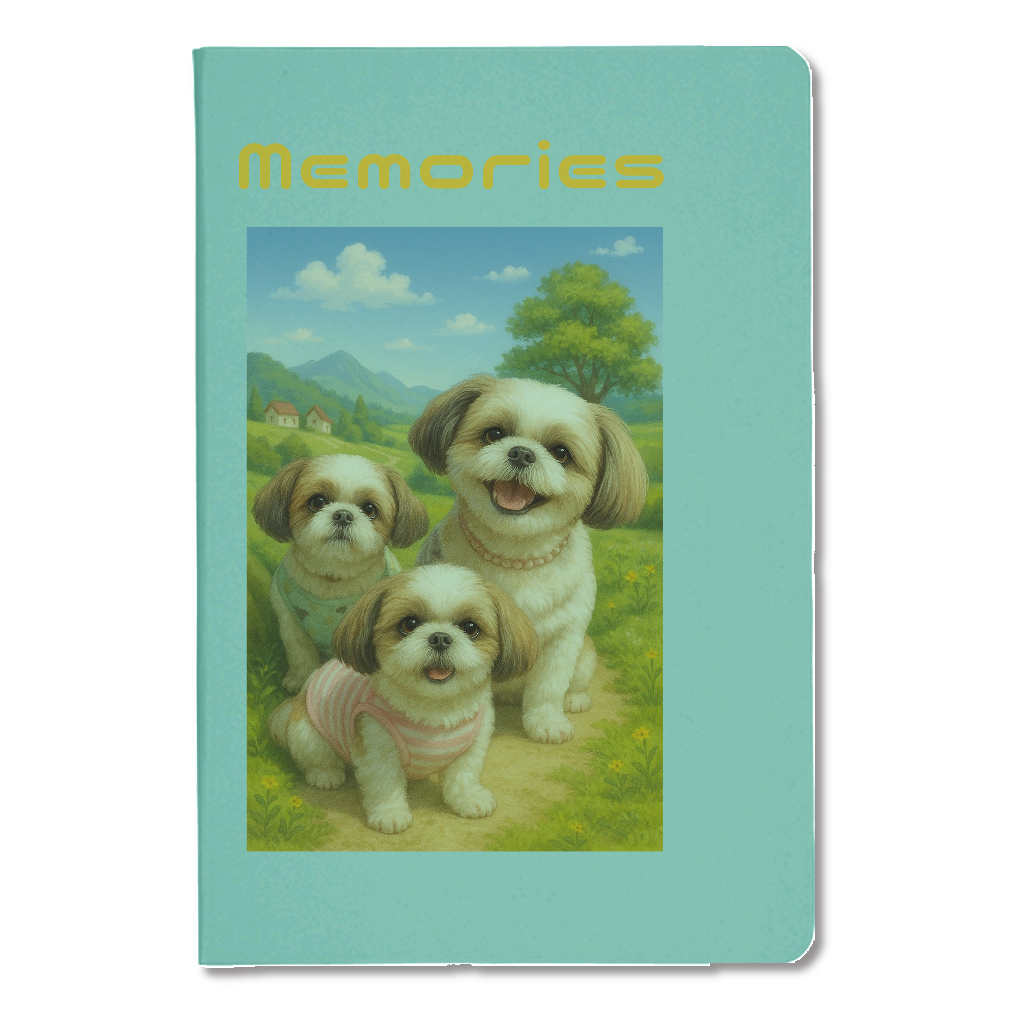 ハードカバーハンディノートA5(おかっぱ隊G)