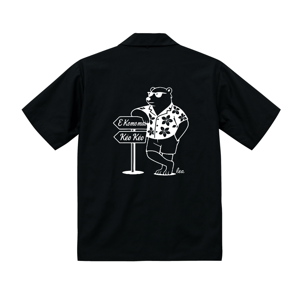 Ke'o ke'oオリジナルオープンカラーシャツ