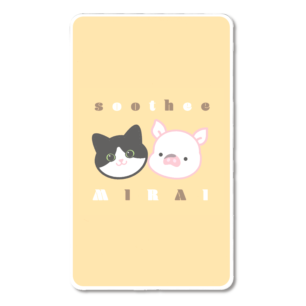 【スージー✖️未来】モバイルバッテリー　オレンジ