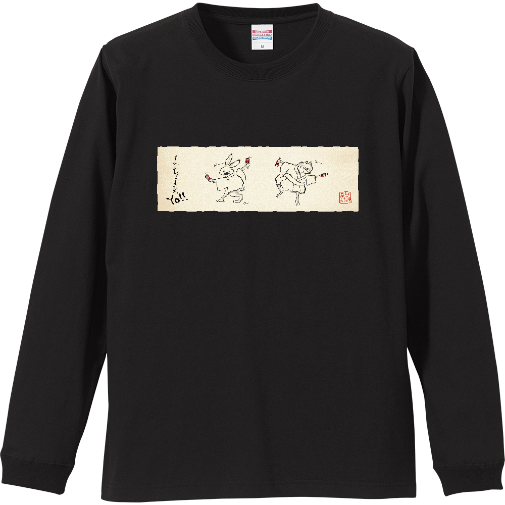 鳥獣戯画ロンT　～PPOSA～