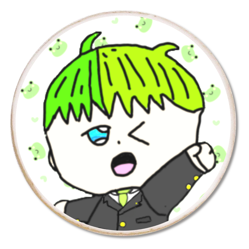 りーた学生服バージョンイラストクッキー