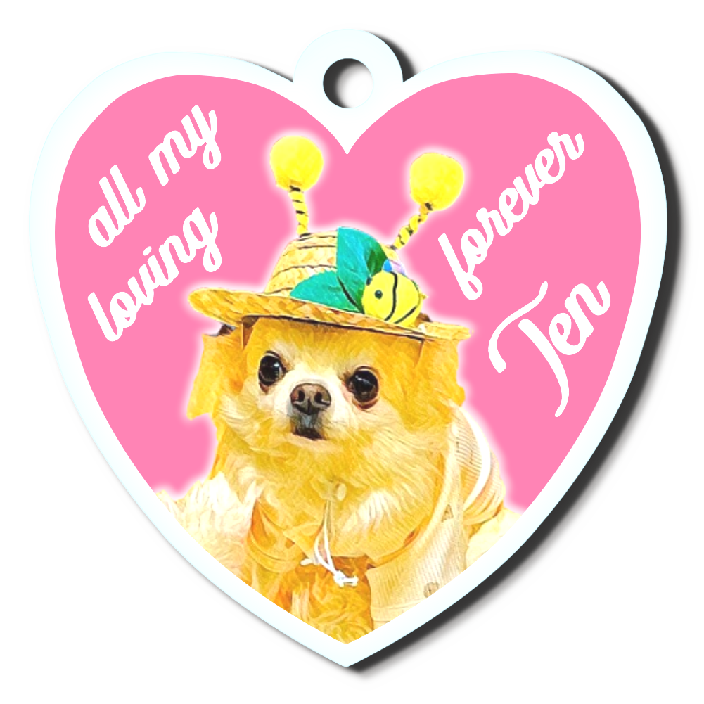 キーホルダー中(ハート型)