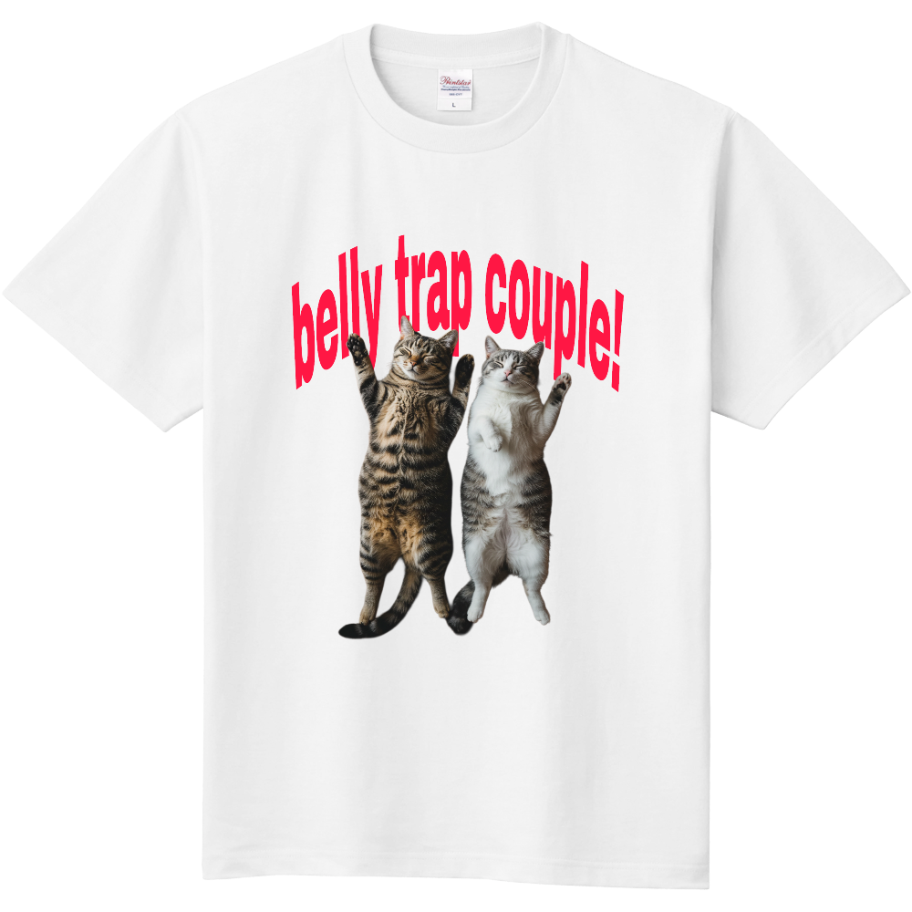 ねこの恋人たち110(へそ天カップル)