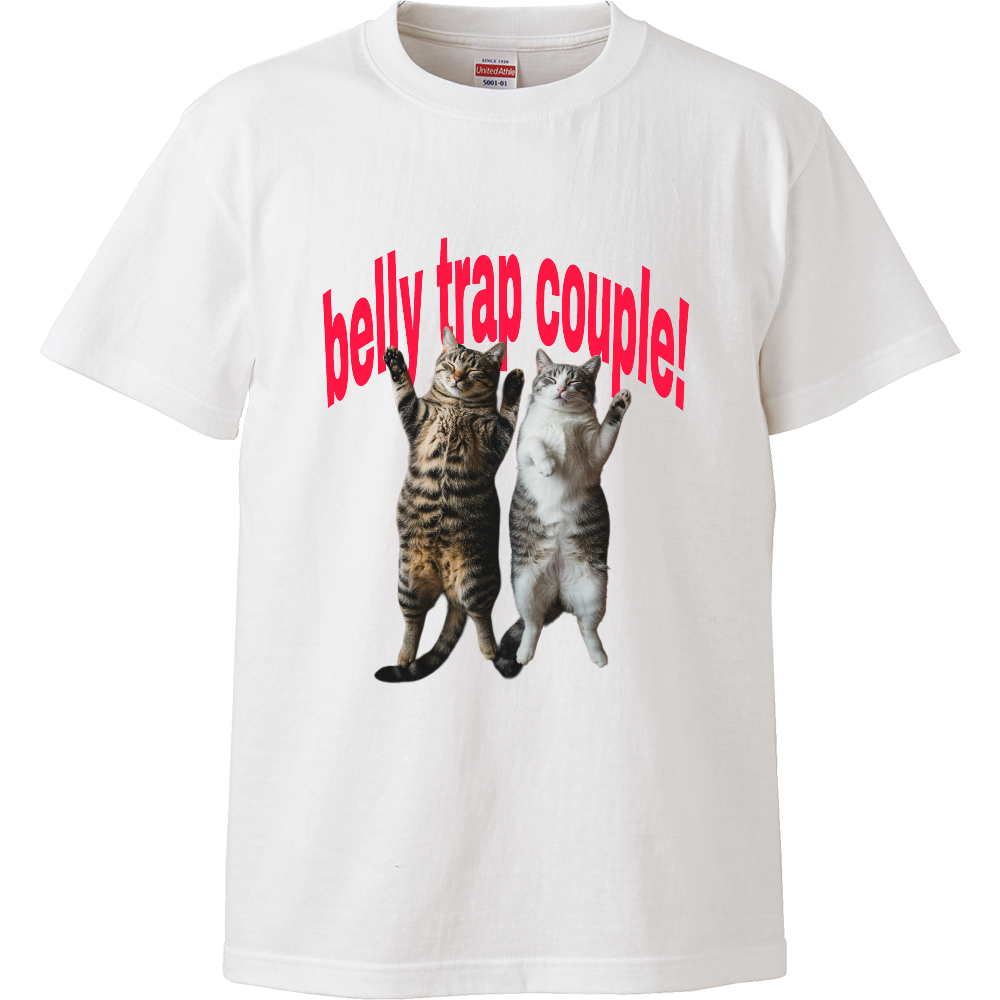 ねこの恋人たち110(へそ天カップル)