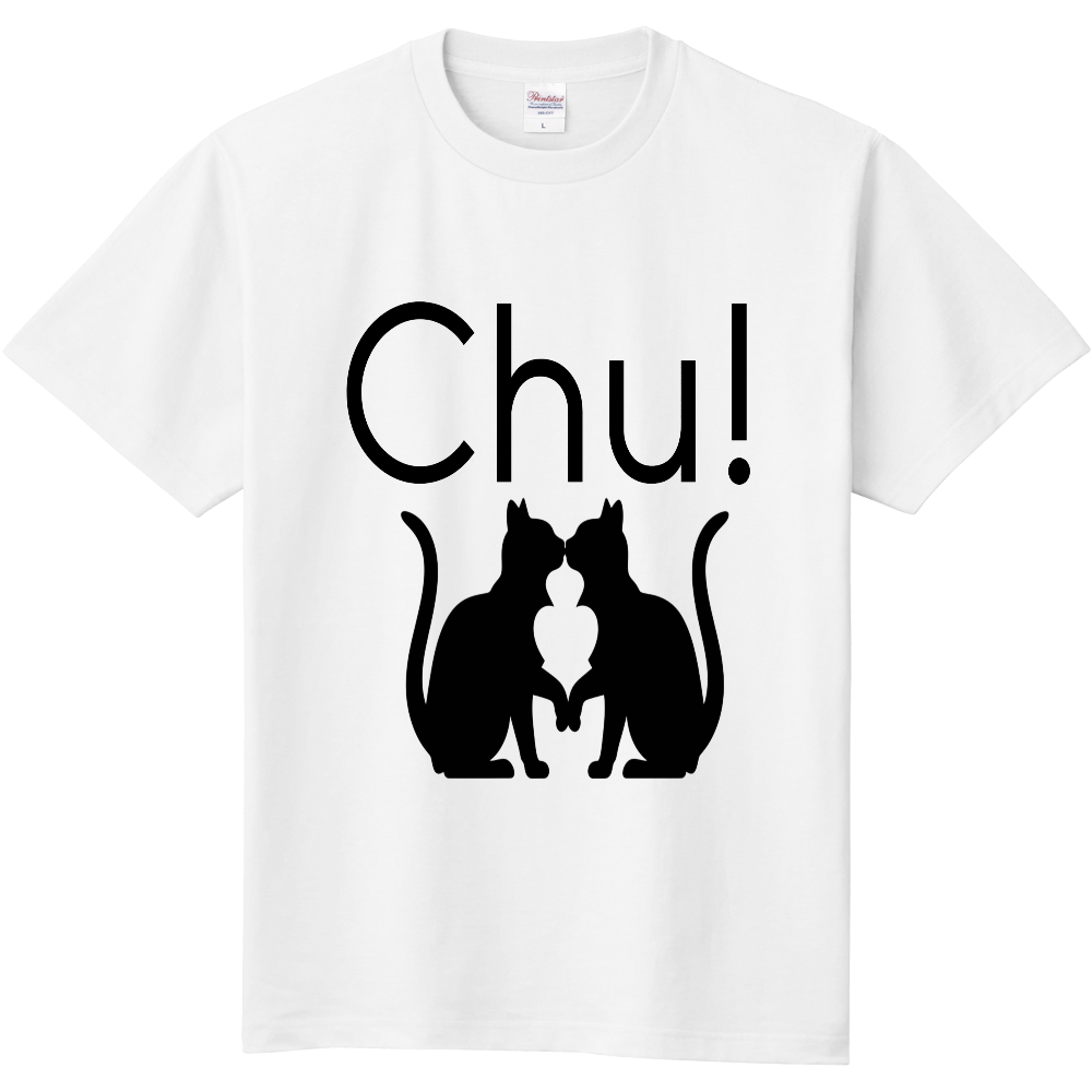 ねこの恋人たち154(キャットキッス・シルエット)