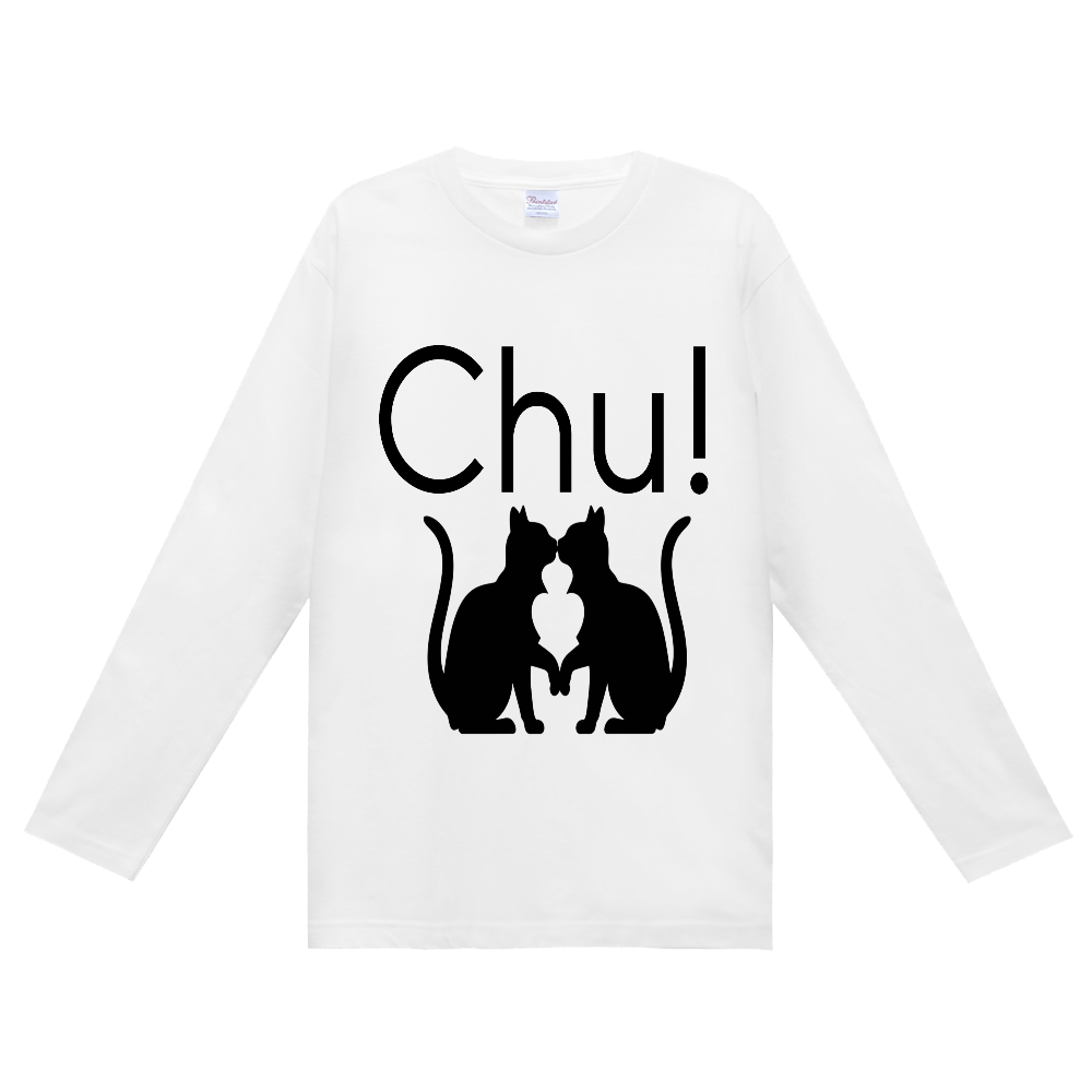 ねこの恋人たち154(キャットキッス・シルエット)