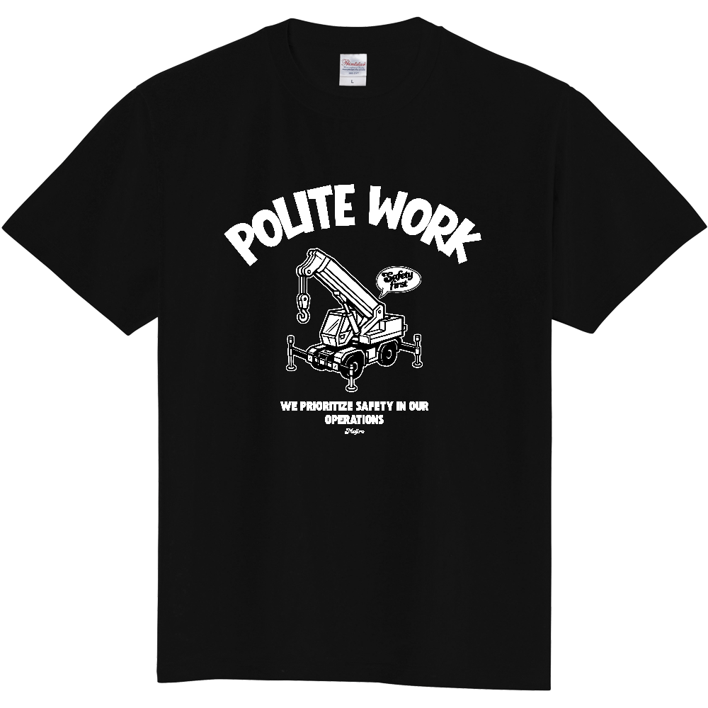 クレーンイラストTEE