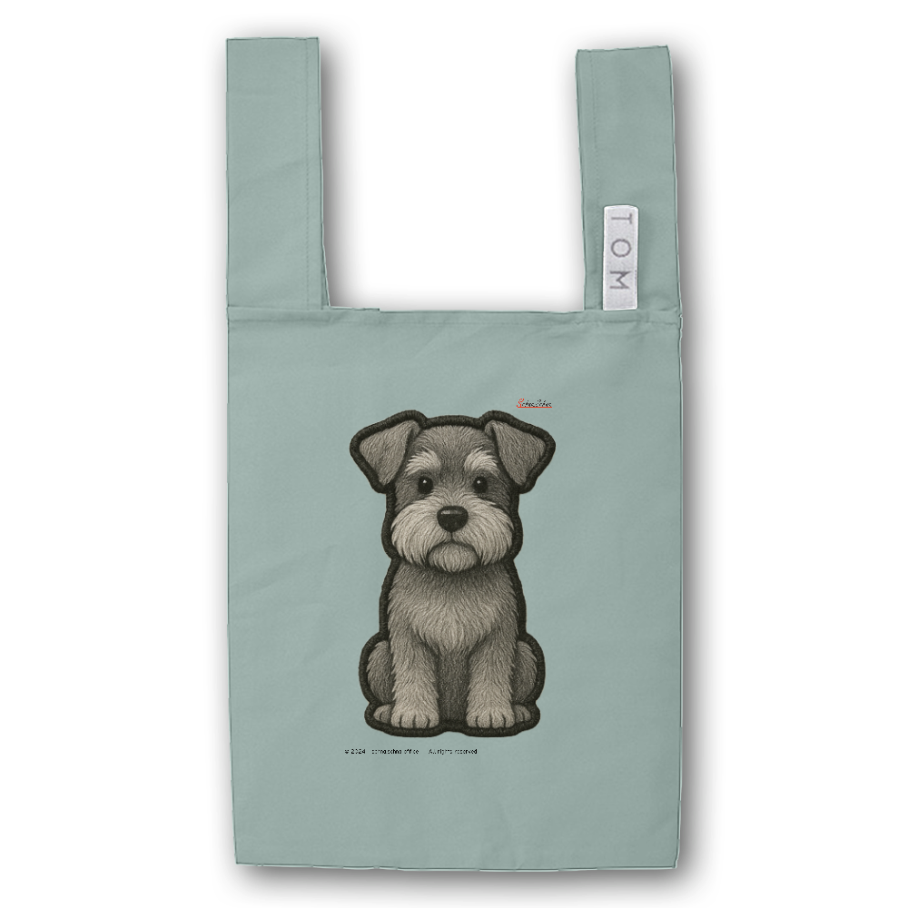 わんちゃんのエコバッグ（ミニチュアシュナウザー）