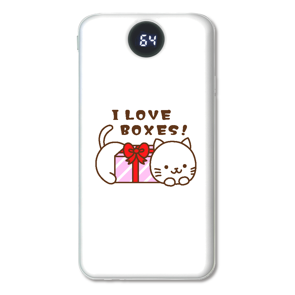 箱が好きな猫【モバイルチャージャー10000 スムーズ】