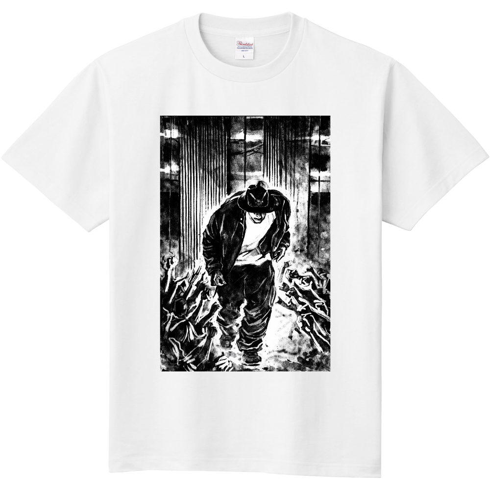 ON STAGE RAPPER BACK PHOTO TEE