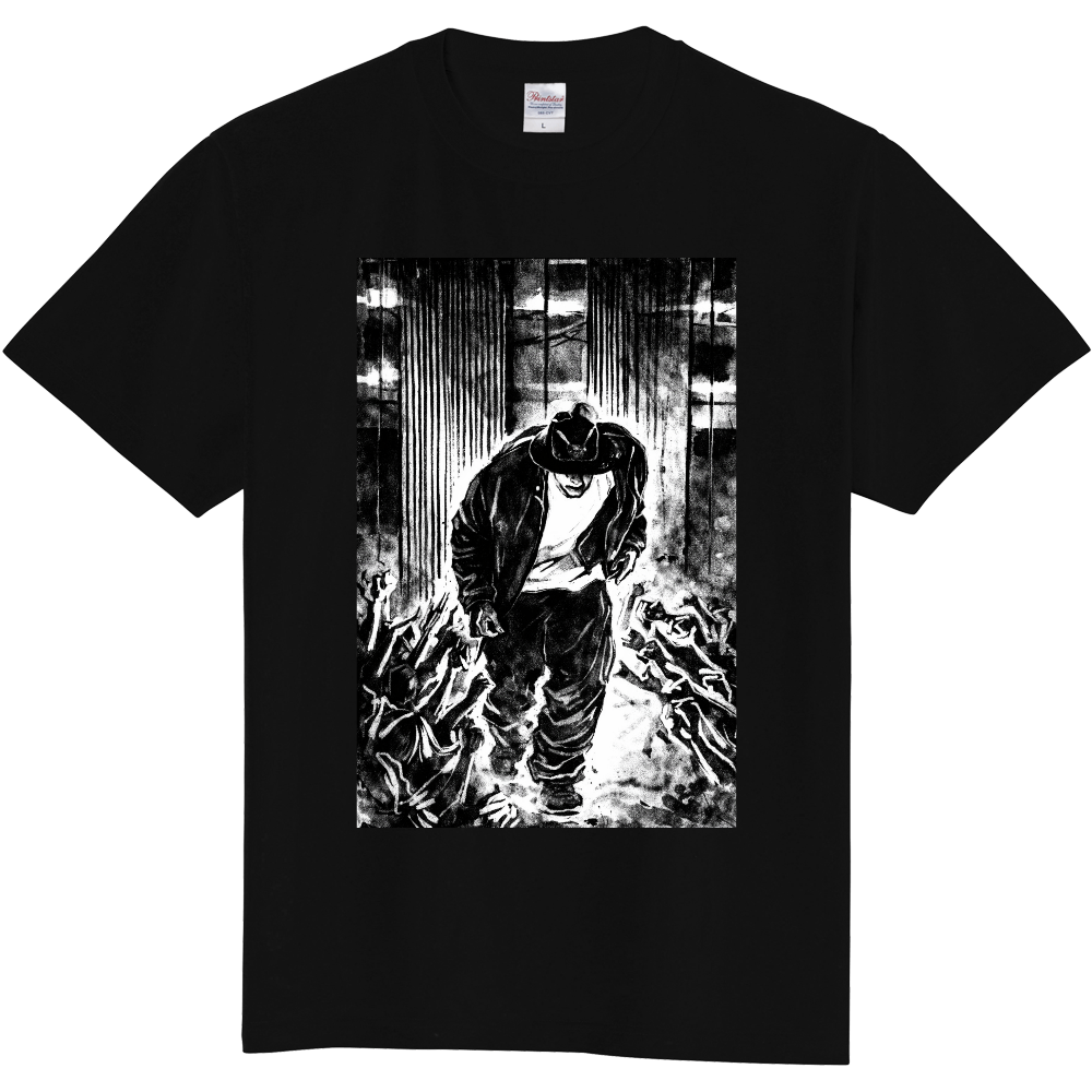 ON STAGE RAPPER BACK PHOTO TEE