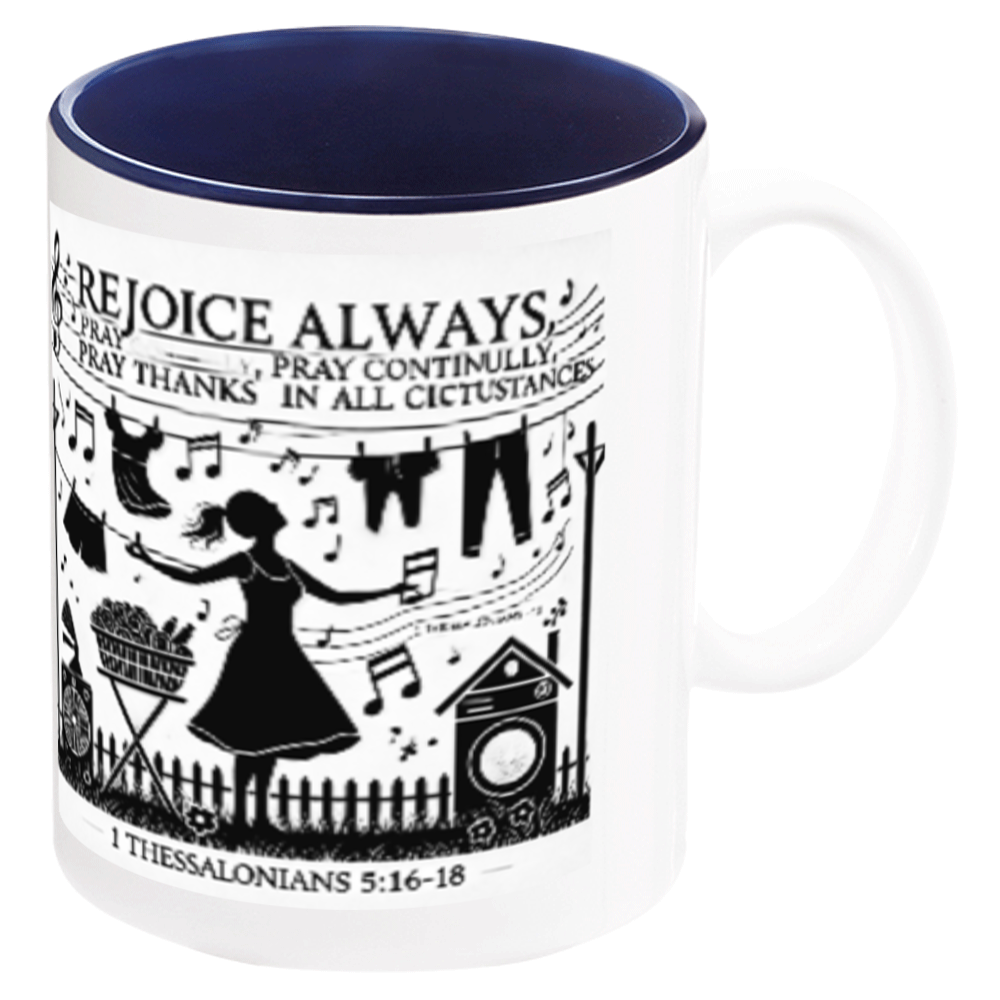 Ⅰテサロニケ5:16マグカップ