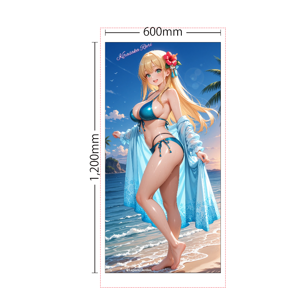 煌坂瑠璃オリジナルタペストリー2