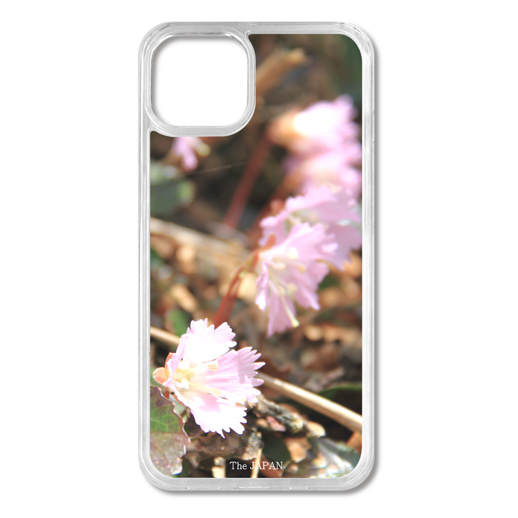 TheJAPAN7 イワウチワ sq-ip-emd-0008 iPhone13 MagSafe対応 耐衝撃クリアケース