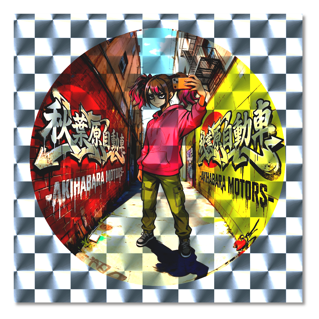 秋葉原モータースの顔、ピンクちゃん(10枚組)