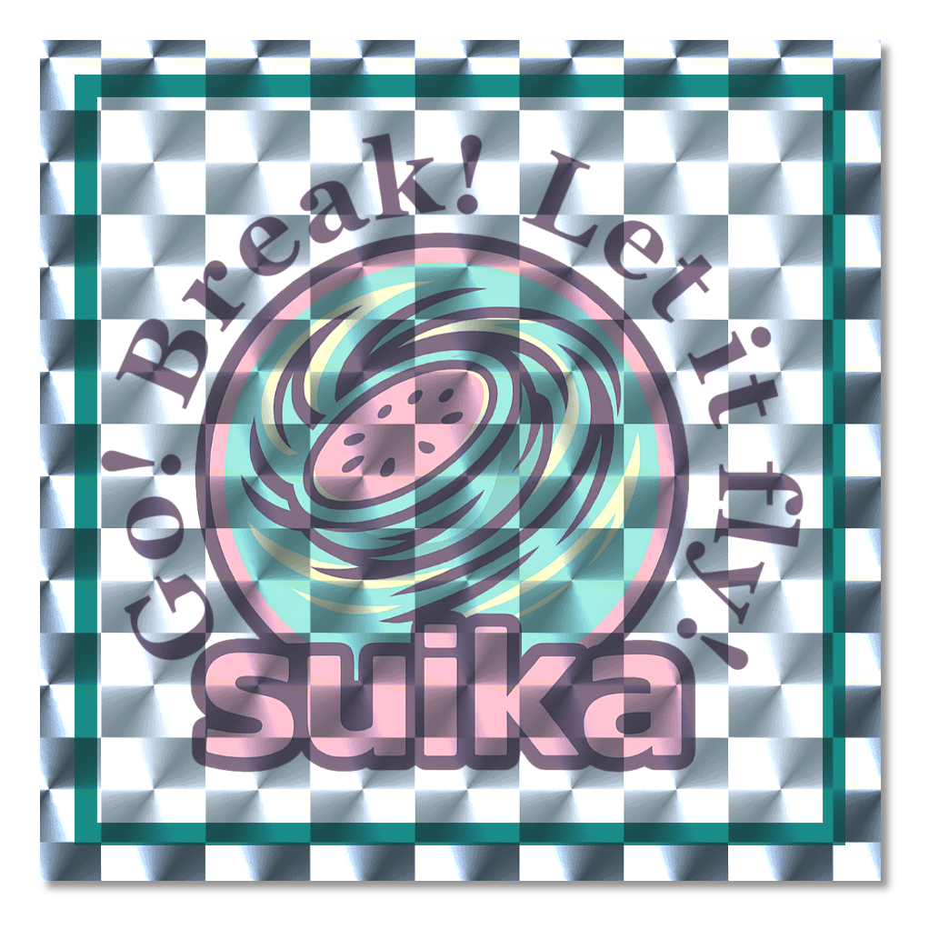 『suika』ステッカー