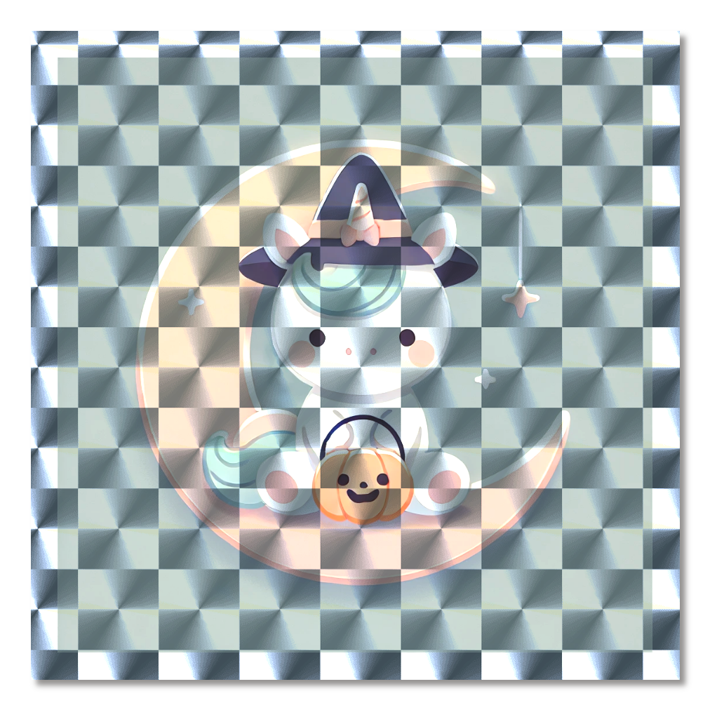 ハロウィーンを楽しむユニコーン