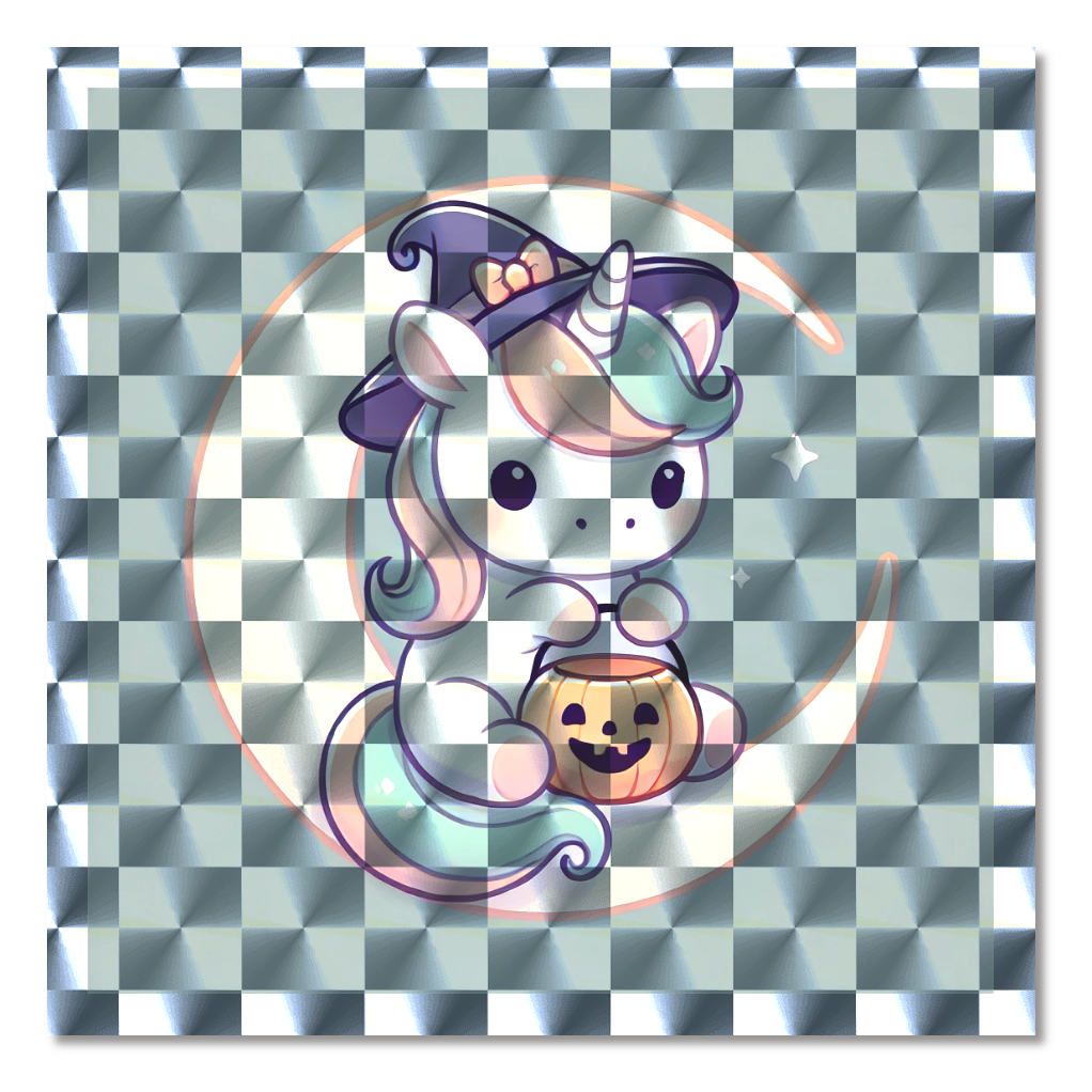 ハロウィンを楽しむユニコーン