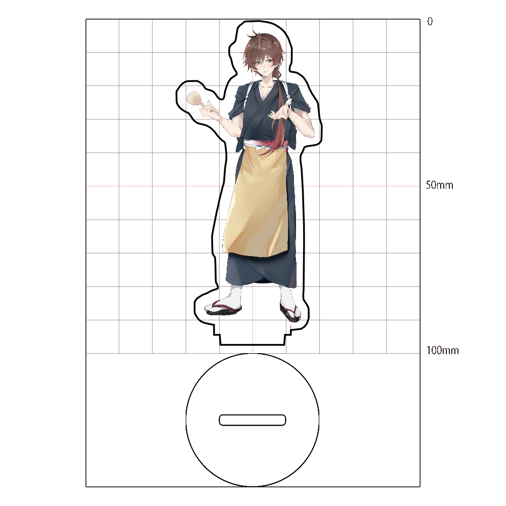 ウノハナ植月_植月　アクリルスタンド