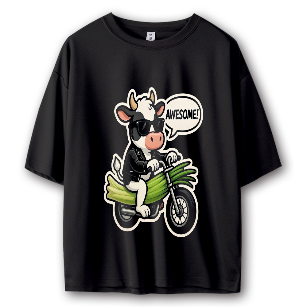 モーモーバイカーTシャツ