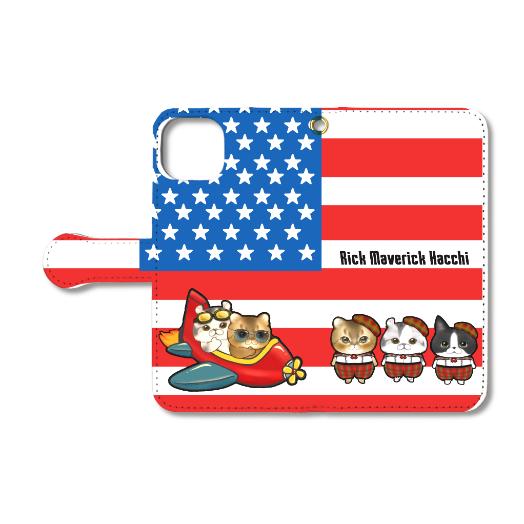 iPhone13リックくんマーヴェリックくんハッチちゃんスマホケース